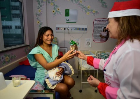 Governo distribui panetones para mães e crianças atendidas pela rede pública do Estado  