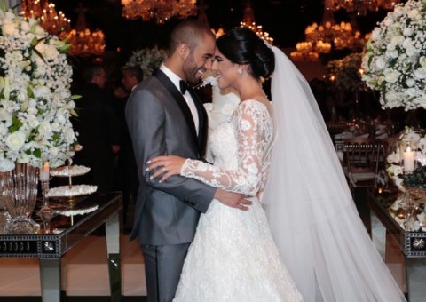 Veja fotos do casamento luxuoso de Lucas Moura