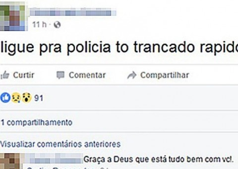 Pai de santo consegue pedir ajuda pelo Facebook durante assalto