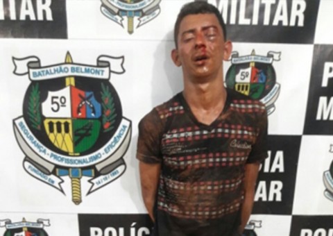 Suspeito de assalto é espancado, mas recusa atendimento médico por medo de agulha