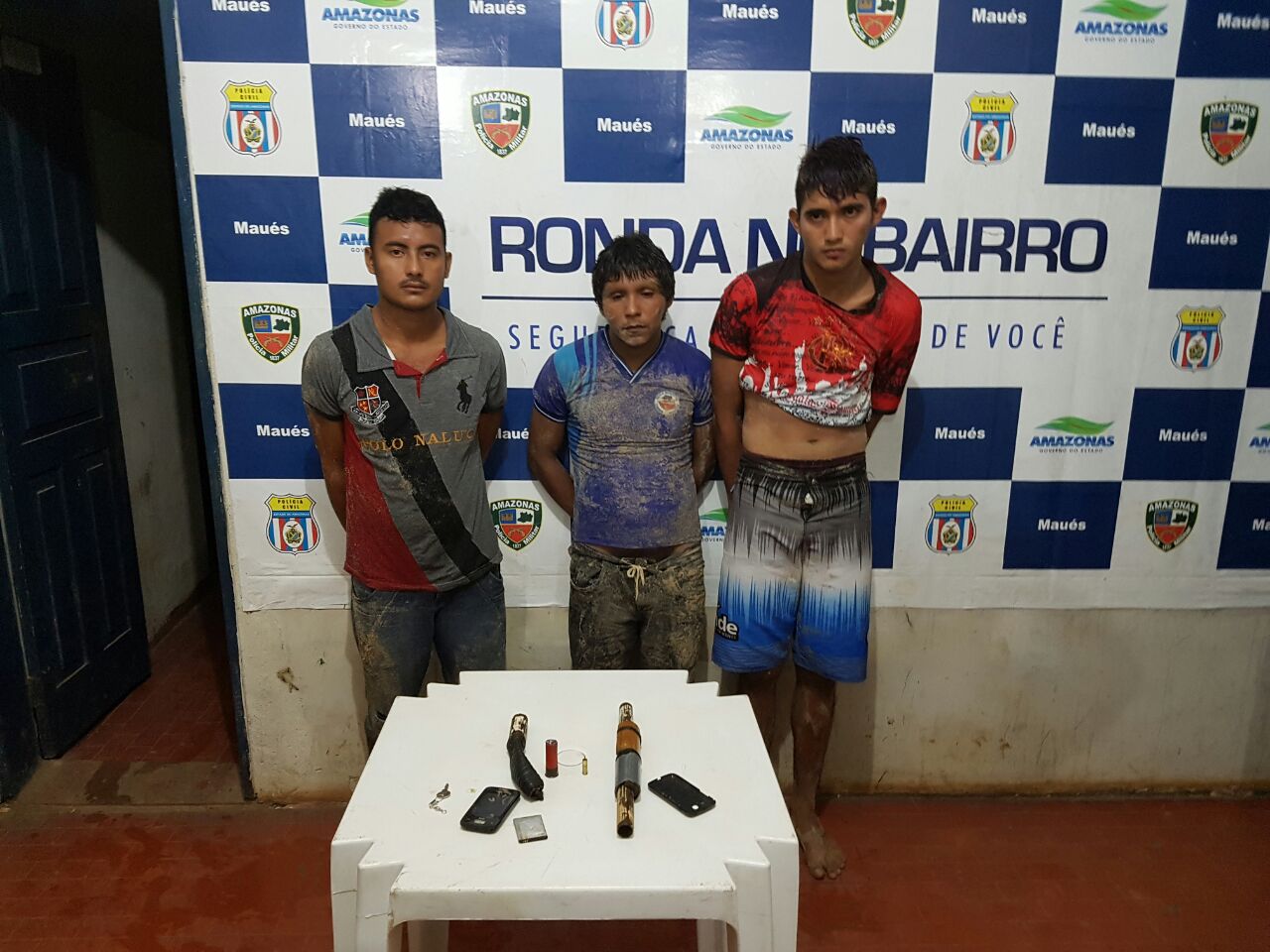 Trio é preso suspeito de realizar arrastões em Maués