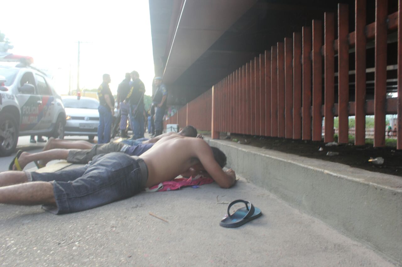 Suspeitos de realizarem arrastão no Terminal 1 são presos em Manaus