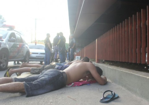 Suspeitos de realizarem arrastão no Terminal 1 são presos em Manaus