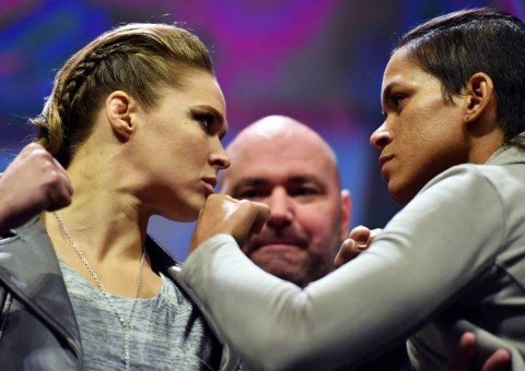 Ronda Rousey posta foto para intimidar Amanda Nunes 
