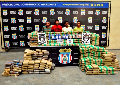 Quase 2 toneladas de drogas foram apreendidas pela Polícia Civil em 2016