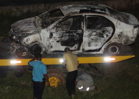 Corpo encontrado carbonizado no Arco Metropolitano pode ser de embaixador