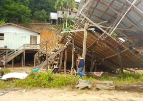 245 ocorrências de chuva são registradas em Manaus