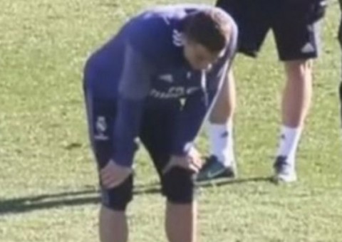 Cristiano Ronaldo passa mal durante treino do Real Madrid