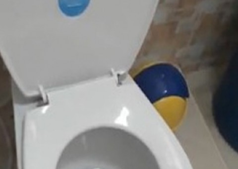 Mulher vai ao banheiro e o que ela encontra no vaso sanitário é chocante