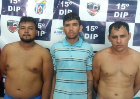 Assalto à residência termina com 3 presos e dois apreendidos em Manaus