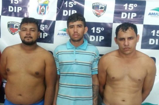Assalto à residência termina com 3 presos e dois apreendidos em Manaus