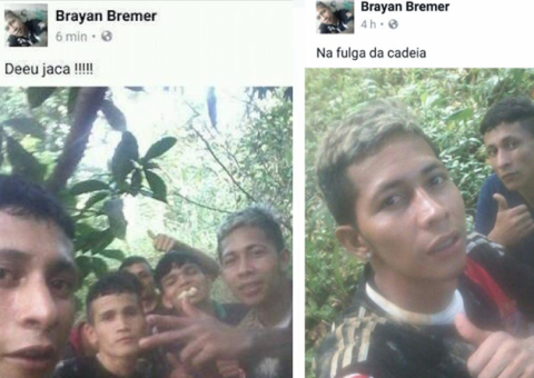 'Fugitivo do facebook' zomba da polícia em Manaus