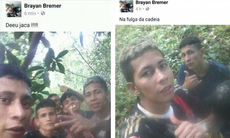 'Fugitivo do facebook' zomba da polícia em Manaus