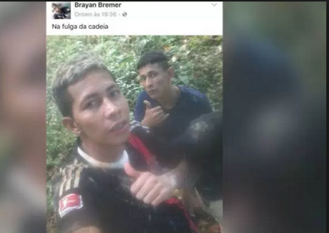 'Fugitivo do Facebook' é preso após publicar fotos da fuga em Manaus