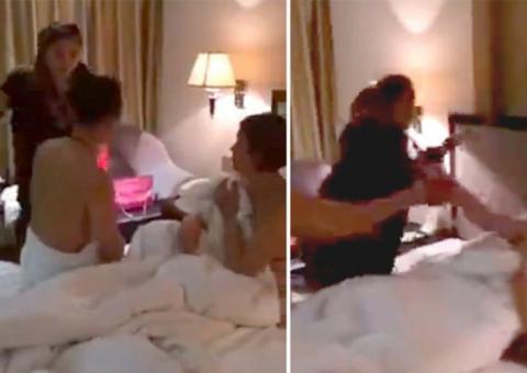 Após ser flagrado no motel homem apanha da sogra da mulher e até da amante