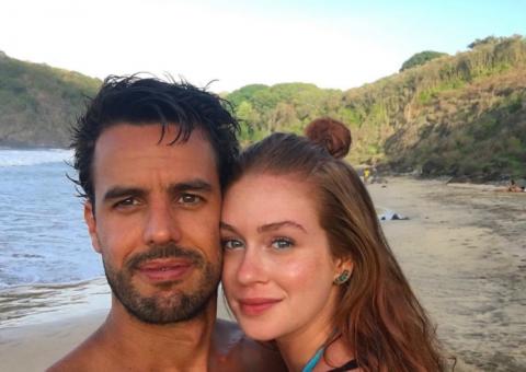 Marina Ruy Barbosa estica férias com o noivo em Alagoas