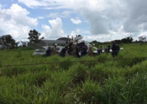 Avião cai com 4 pessoas e 2 morrem no Mato Grosso