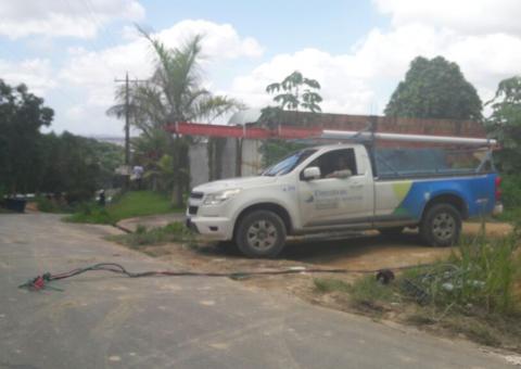 Polícia descobre ligação clandestina durante operação na zona Leste de Manaus