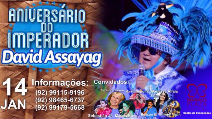 A corte está em festa: David Assayag comemora mais um aniversário 