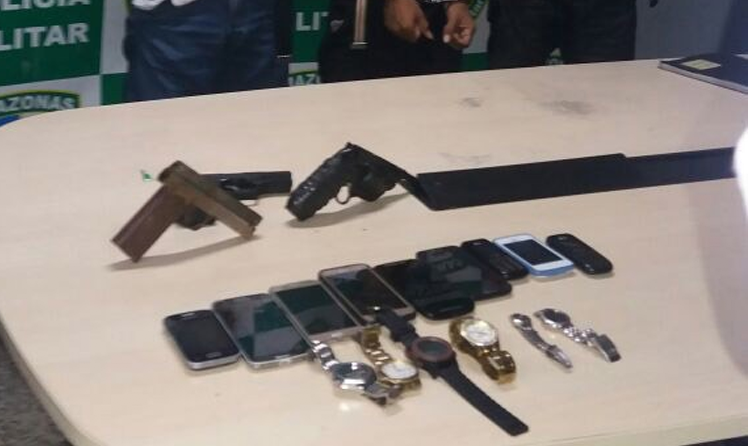 Trio é detido em flagrante após arrastões em ônibus na zona Leste de Manaus