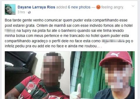 Cliente furta travesti em motel e se da mal 