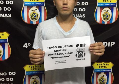Douradinho é preso com objetos roubados de oficina em Manaus