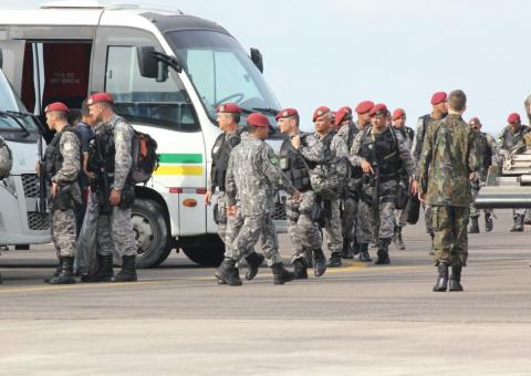 Força Nacional deve permanecer em Manaus por 30 dias, diz Governo 