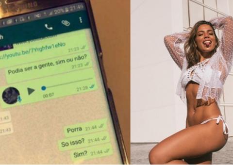 Anitta compartilha gelo do crush e ironiza: ‘não tá fácil pra ninguém’
