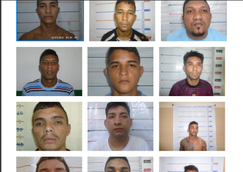 Lista oficial de foragidos é divulgada pela Seap