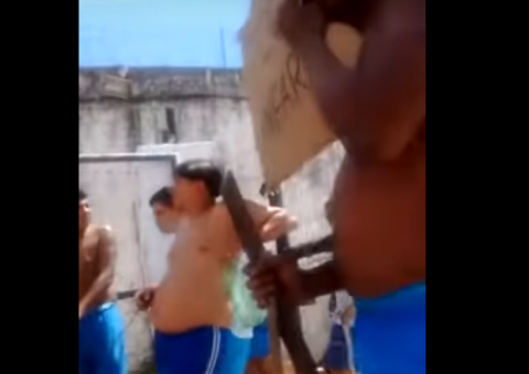 Detento em video: "Aqui é PCC, eu quero é torar os pescoço"