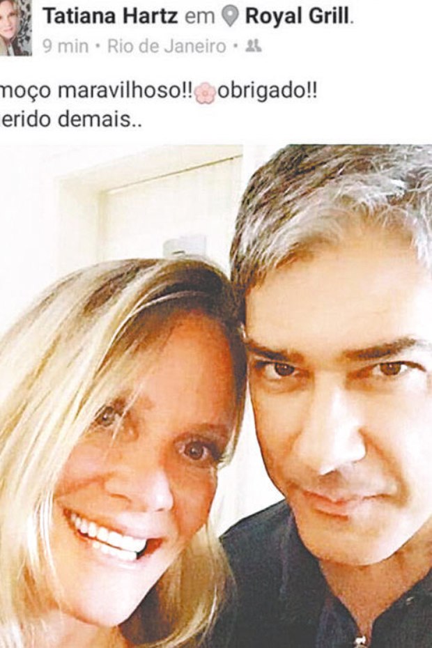 Separado há 4 meses, William Bonner é clicado almoçando com perita 