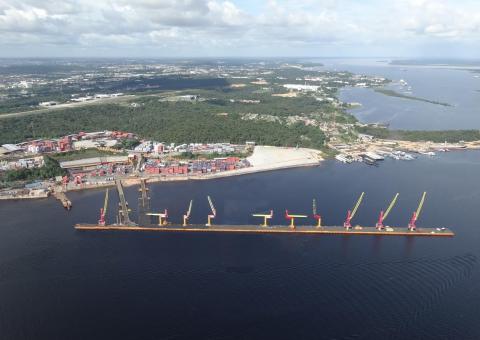 Manaus ganha o maior Cais de porto flutuante do Brasil     