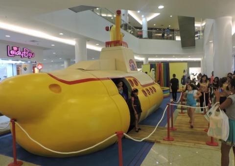 Shopping em Manaus tem atração inédita de férias, Yellow Submarine