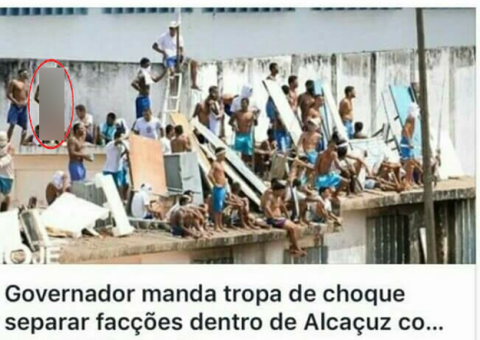 Detalhe inusitado faz foto de rebelião viralizar na web: 'é o Kid Bengala!'