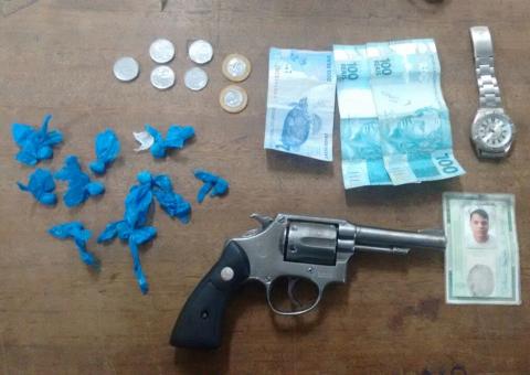 Detento é detido com arma e drogas no Amazonas