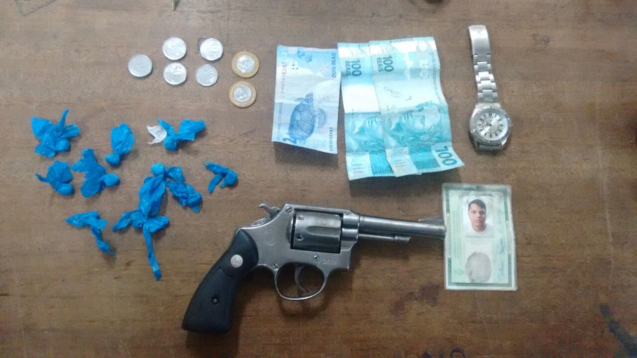 Detento é detido com arma e drogas no Amazonas