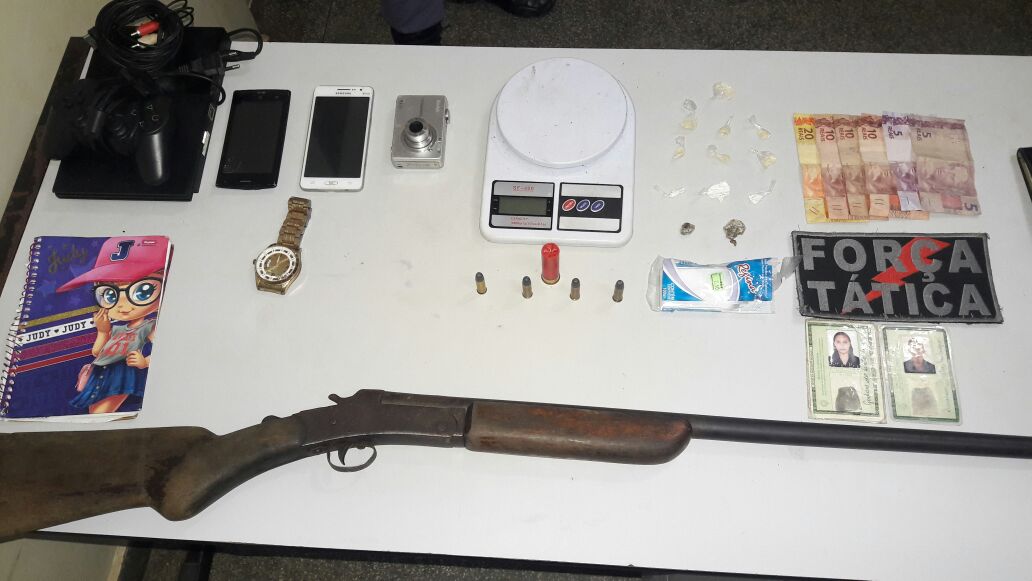 Grupo é detido após roubar espingarda de sítio no Amazonas