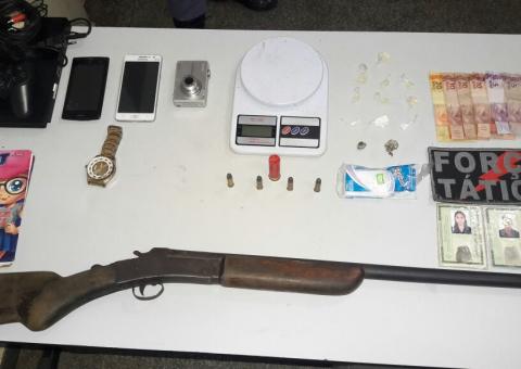 Grupo é detido após roubar espingarda de sítio no Amazonas