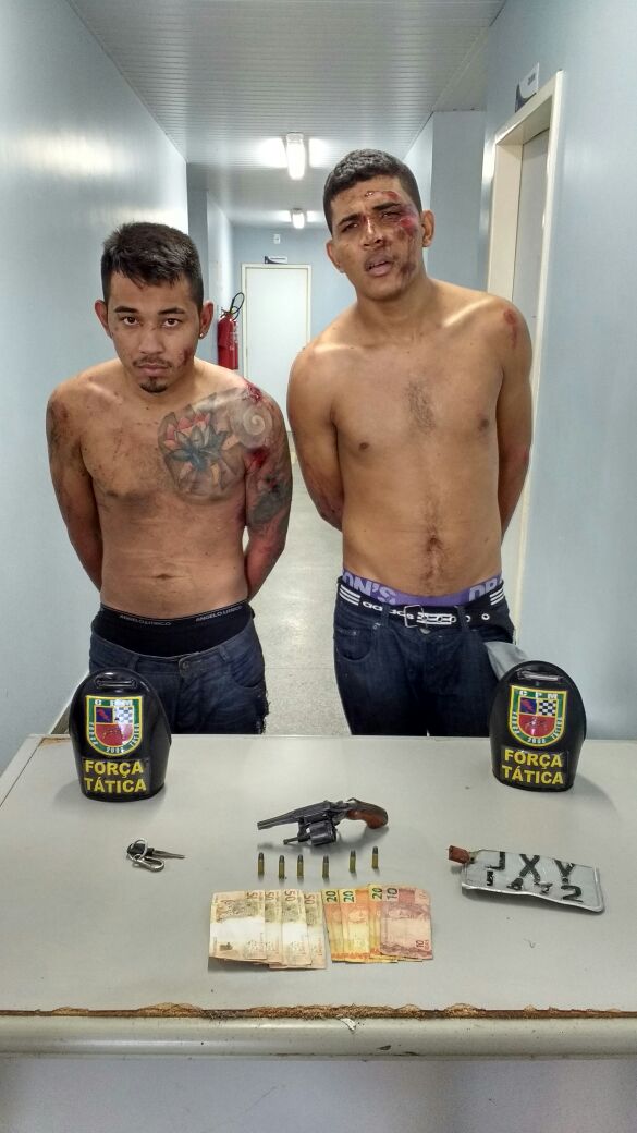 Foragido do Compaj e comparsa são detidos após assalto no Centro de Manaus
