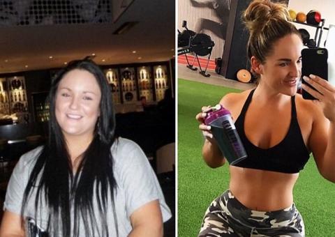   Após ser chamada de 'gorda' pelo ex, jovem perde 65 kg e vira musa inspiradora