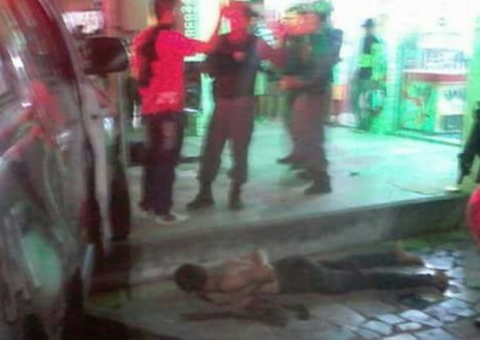 Bandidos são baleados após troca de tiros com a PM em Manaus