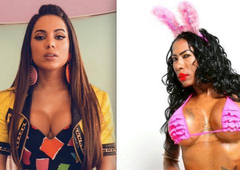 Em live com Anitta, Inês Brasil dá dicas hilárias e pede pra cantora parar de usar silicone