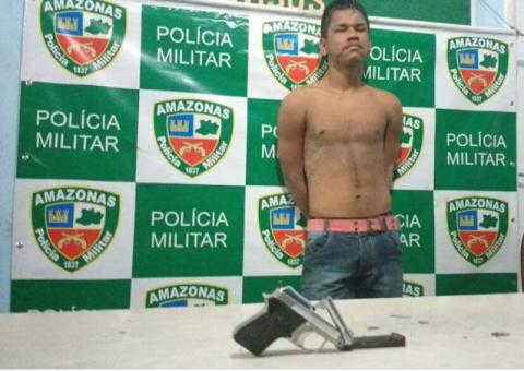 Homem é preso acusado de fazer arrastão em comunidade de Manaus