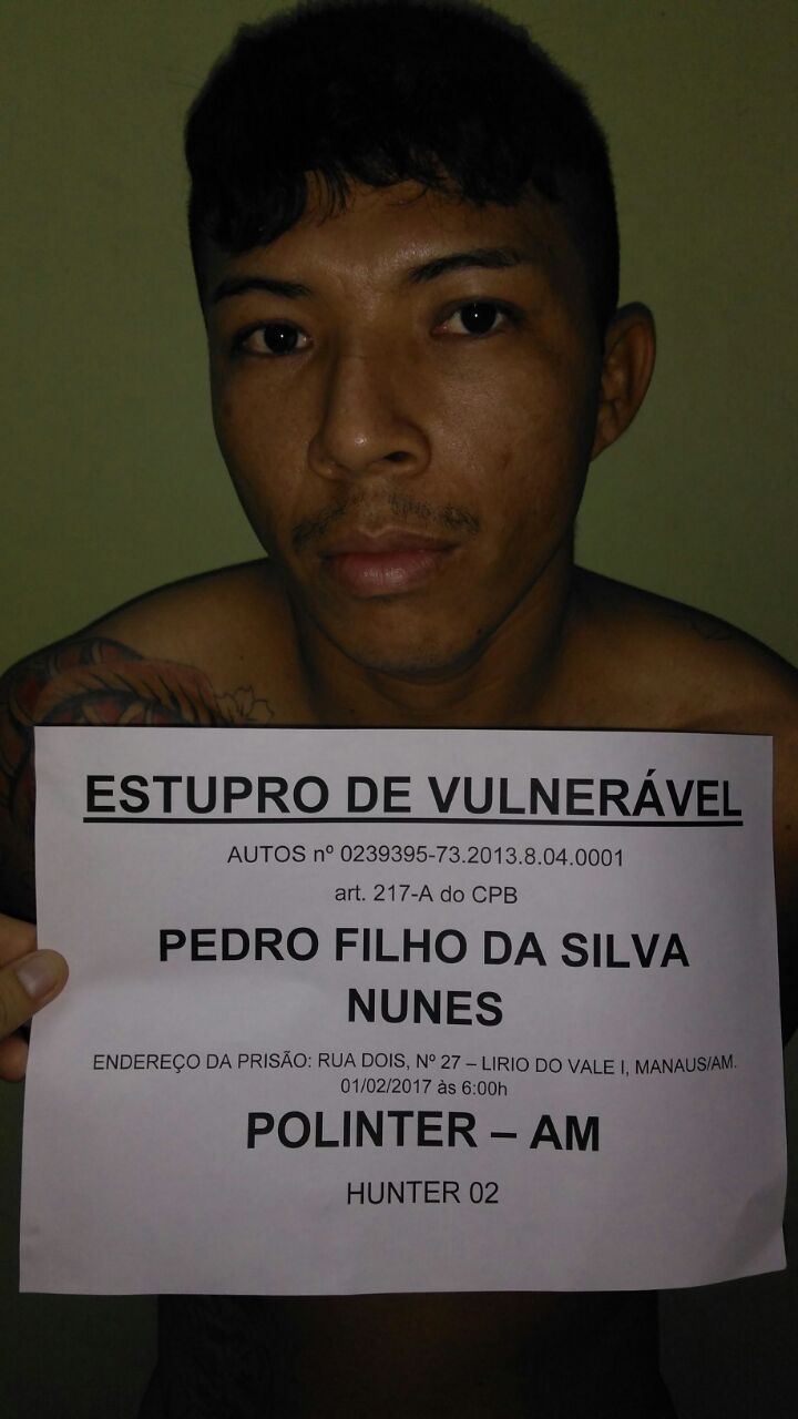 Homem é preso acusado de sequestrar criança em escola para estuprá-la no Centro de Manaus