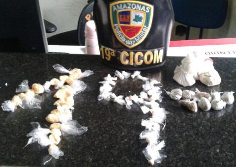 Adolescente é apreendido com 60 trouxinhas de drogas em Manaus