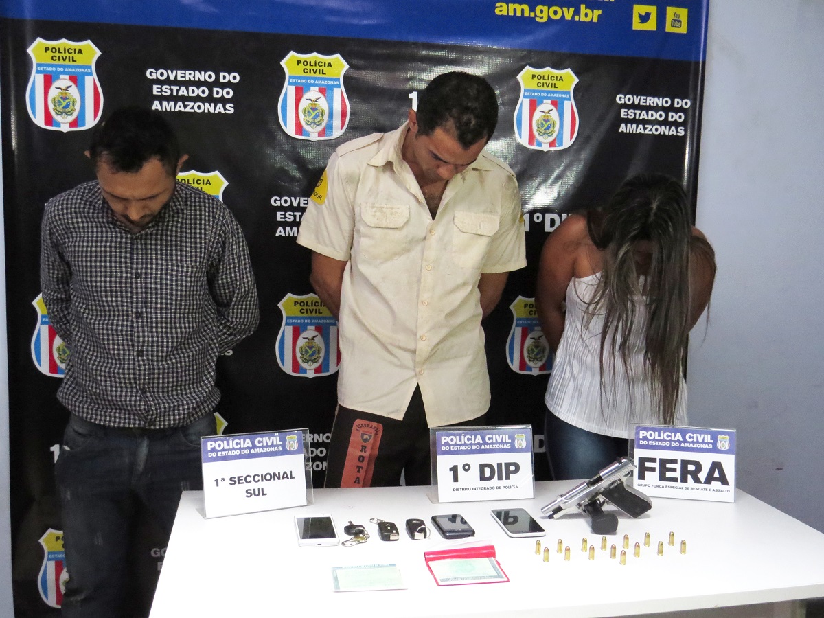 Foragidos do Compaj são presos antes de possível assalto à grande supermercado em Manaus