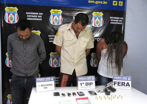 Foragidos do Compaj são presos antes de possível assalto à grande supermercado em Manaus
