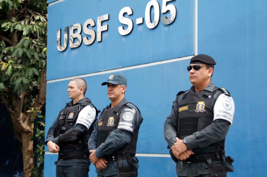 Guarda Municipal realiza patrulha para reforçar segurança de unidades de saúde em Manaus