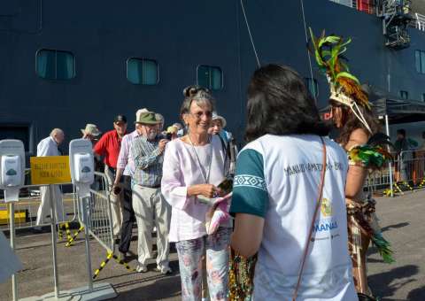 Navio Oriana chega a Manaus nesta segunda-feira