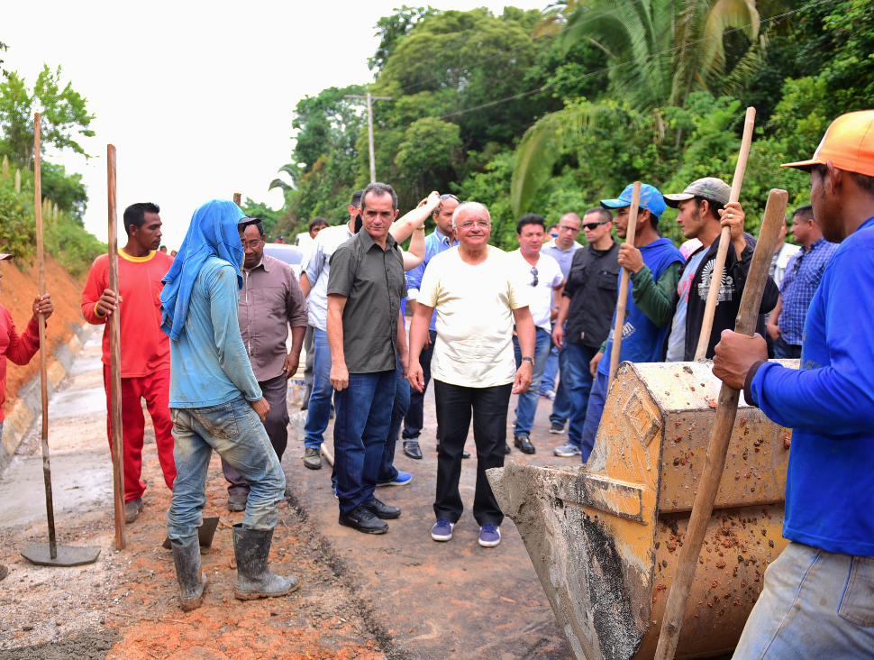 Em Nova Olinda do Norte, Governador José Melo dá início às obras de construção de Ceti